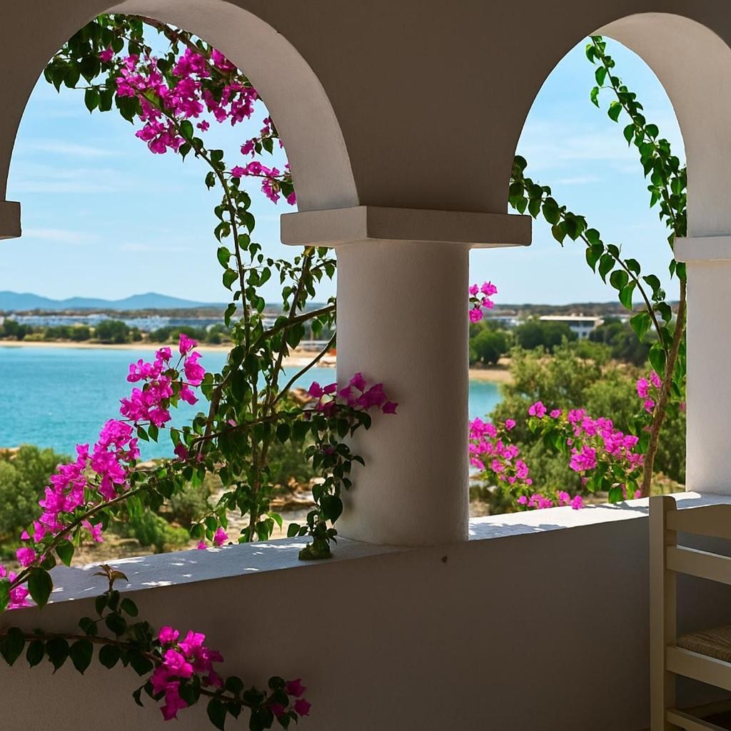 Beachfront Bocamviglies Rooms - Naoussa Bespoke View エクステリア 写真