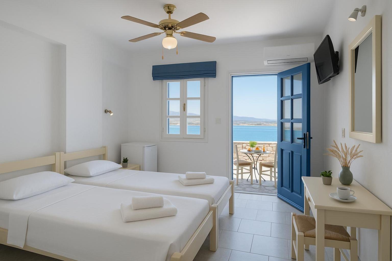 Beachfront Bocamviglies Rooms - Naoussa Bespoke View エクステリア 写真